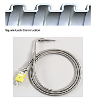 Type SL - Square Lock Stainless Steel Stripwound Hose - 1